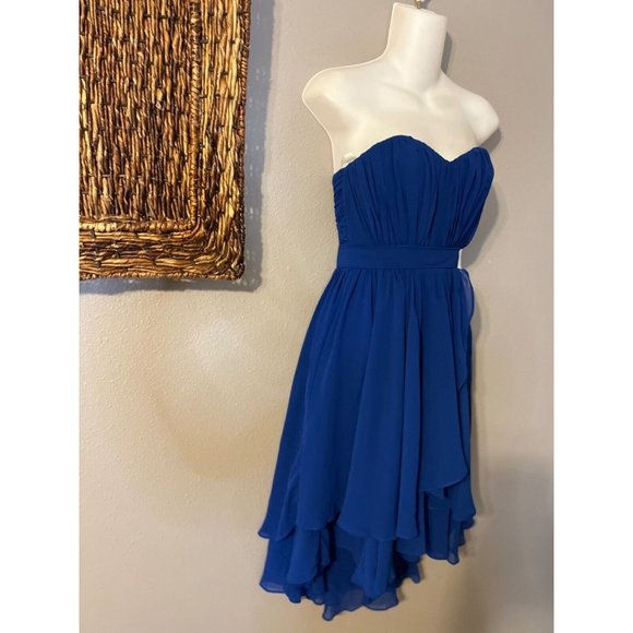 Rami Kashou Bebe Dress 00 Royal Blue NWT Cruise Party Wedding Event - Picture 3 of 8